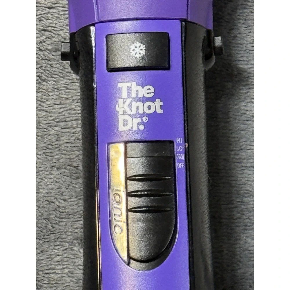 Conair InfinitiPRO The Knot Dr Hair Dryer Comb‎ Ionic Purple GFCI Plug Styler